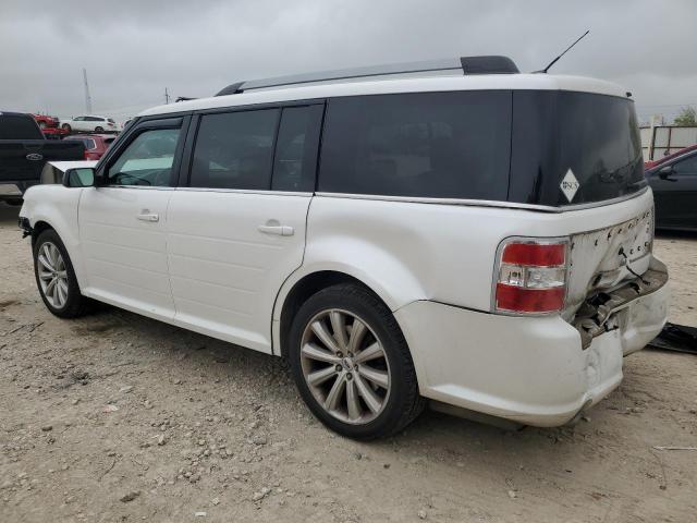 2FMGK5C81DBD31242 - 2013 FORD FLEX SEL WHITE photo 2