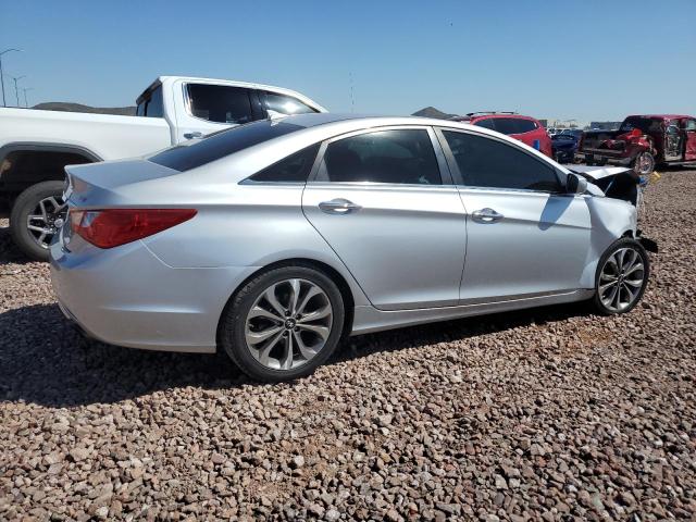 5NPEC4AB8DH769956 - 2013 HYUNDAI SONATA SE GRAY photo 3