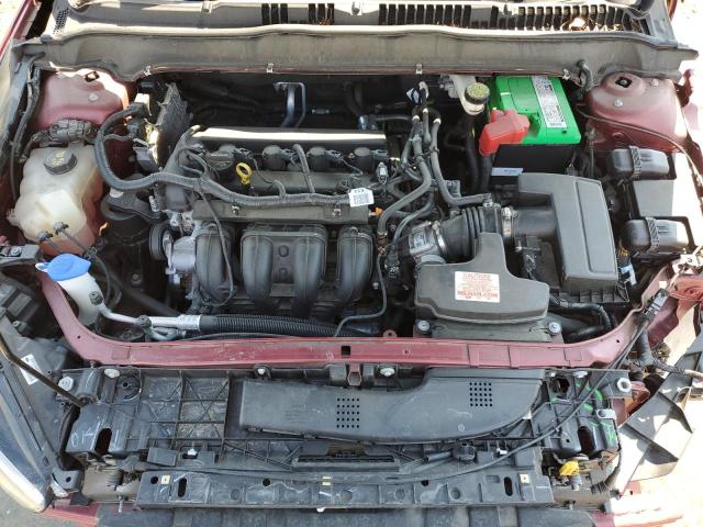 3FA6P0H78ER189887 - 2014 FORD FUSION SE RED photo 11