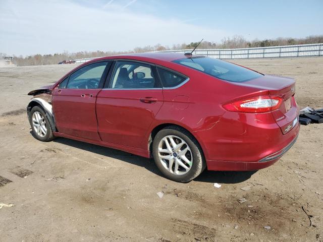 3FA6P0H78ER189887 - 2014 FORD FUSION SE RED photo 2