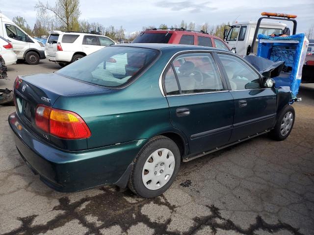 JHMEJ6672YS003930 - 2000 HONDA CIVIC LX GREEN photo 3