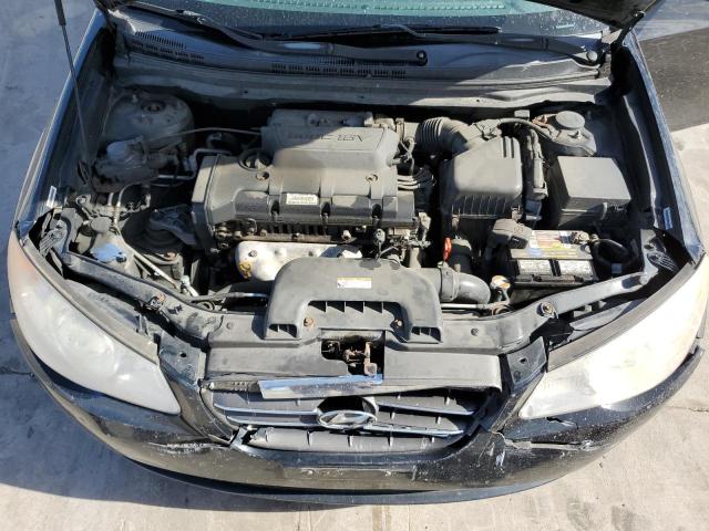 KMHDU46D28U333582 - 2008 HYUNDAI ELANTRA GLS BLACK photo 11