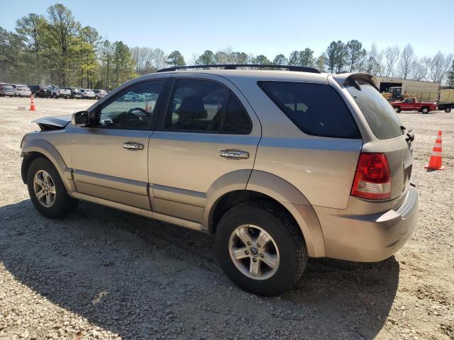 KNDJD733645326904 - 2004 KIA SORENTO EX TAN photo 2