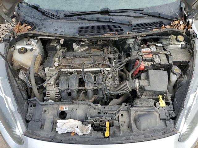 3FADP4BJ5EM195002 - 2014 FORD FIESTA SE SILVER photo 11