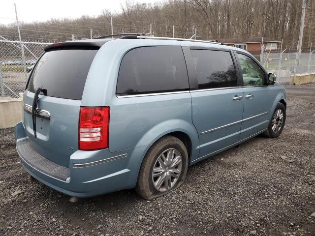 2A8HR64X48R717966 - 2008 CHRYSLER TOWN & COU LIMITED BLUE photo 3