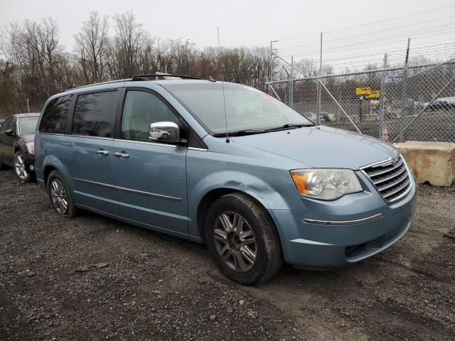 2A8HR64X48R717966 - 2008 CHRYSLER TOWN & COU LIMITED BLUE photo 4