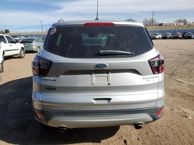 1FMCU0J96HUC56223 - 2017 FORD ESCAPE TITANIUM SILVER photo 6