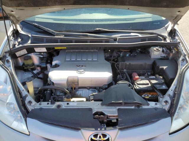 5TDZK23C77S086580 - 2007 TOYOTA SIENNA CE SILVER photo 12