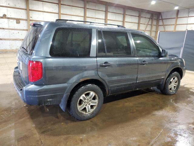 2HKYF18454H575590 - 2004 HONDA PILOT EX GRAY photo 3