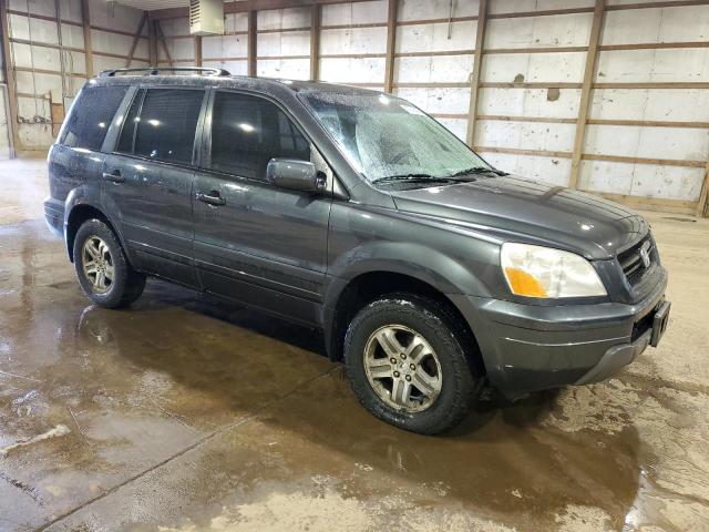 2HKYF18454H575590 - 2004 HONDA PILOT EX GRAY photo 4