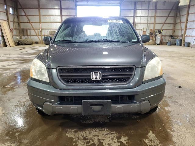 2HKYF18454H575590 - 2004 HONDA PILOT EX GRAY photo 5