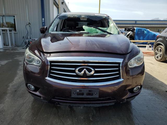 5N1AL0MN5DC319668 - 2013 INFINITI JX35 BURGUNDY photo 5