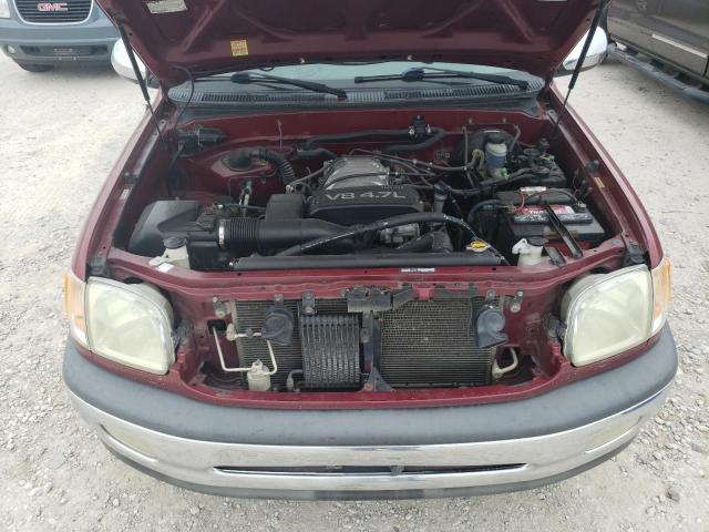 5TBRT34142S290013 - 2002 TOYOTA TUNDRA ACCESS CAB წითელი ფოტო 11