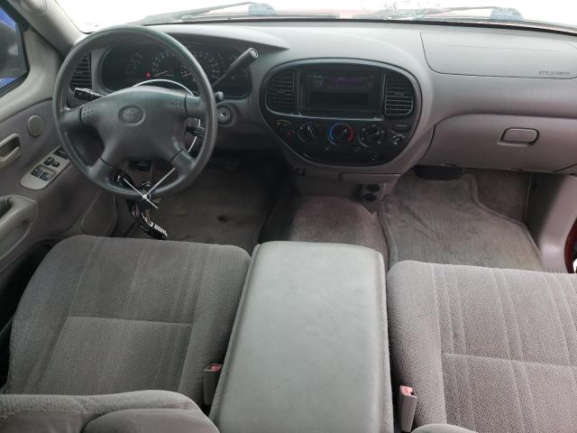 5TBRT34142S290013 - 2002 TOYOTA TUNDRA ACCESS CAB წითელი ფოტო 8