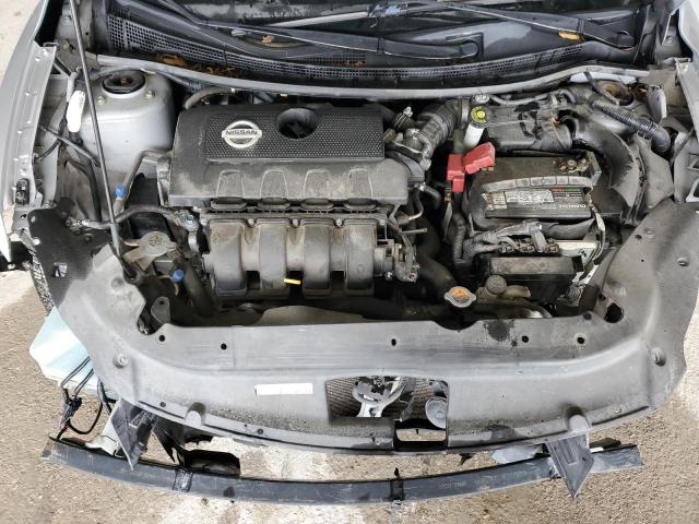 3N1AB7AP0FL669323 - 2015 NISSAN SENTRA S SILVER photo 11