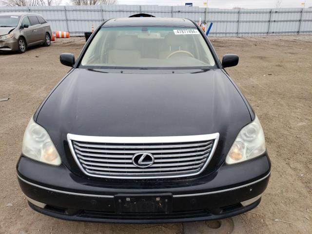 JTHBN36F750176976 - 2005 LEXUS LS 430 BLACK photo 5