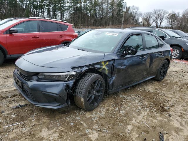 2HGFE2F5XNH597415 - 2022 HONDA CIVIC SPORT GRAY photo 1