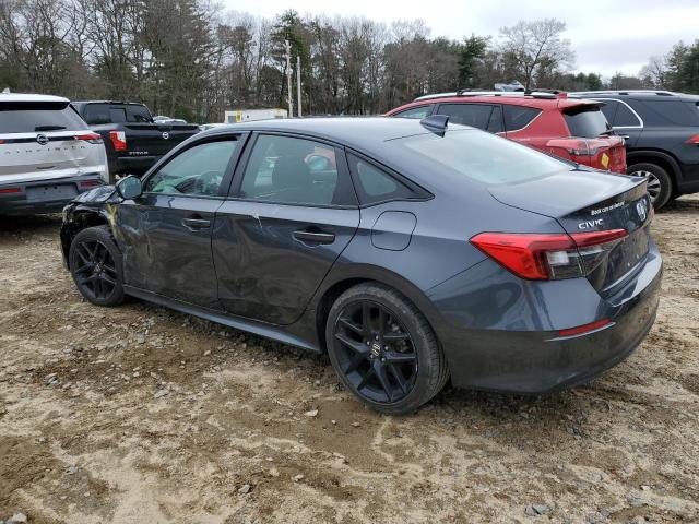 2HGFE2F5XNH597415 - 2022 HONDA CIVIC SPORT GRAY photo 2