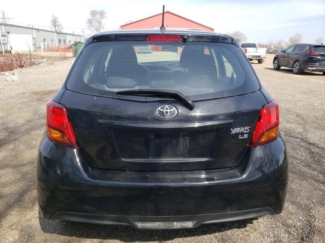 VNKKTUD33FA014920 - 2015 TOYOTA YARIS BLACK photo 6