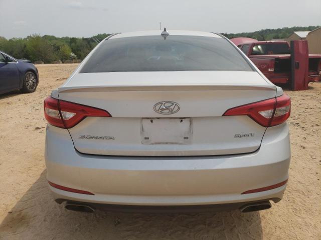 5NPE34AF5FH049777 - 2015 HYUNDAI SONATA SPORT SILVER photo 6