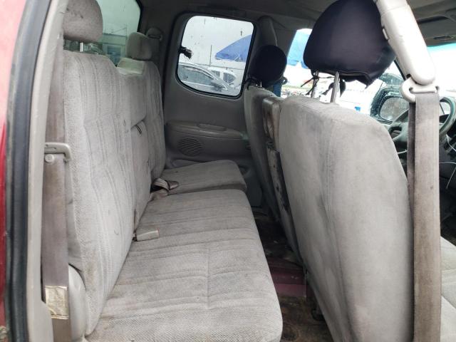5TBRN341X1S215101 - 2001 TOYOTA TUNDRA ACCESS CAB SR5 BURGUNDY photo 10