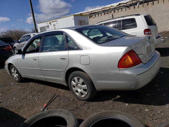 4T1BF28B8YU062903 - 2000 TOYOTA AVALON XL SILVER photo 2