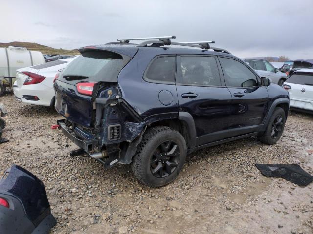 1C4PJMBS8FW759292 - 2015 JEEP CHEROKEE TRAILHAWK BLUE photo 3