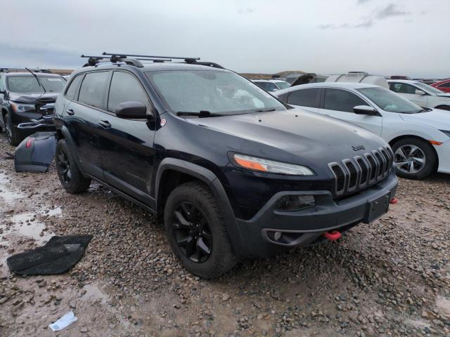 1C4PJMBS8FW759292 - 2015 JEEP CHEROKEE TRAILHAWK BLUE photo 4