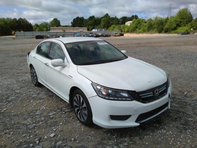 1HGCR6F32EA003153 - 2014 HONDA ACCORD HYBRID WHITE photo 1