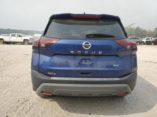 JN8AT3BA9MW015235 - 2021 NISSAN ROGUE SV BLUE photo 6