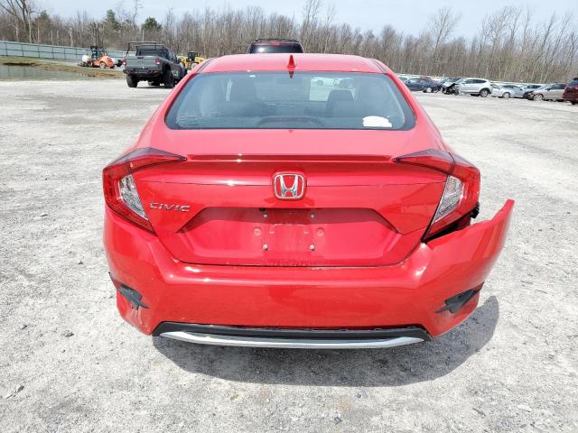 2HGFC1F31MH706745 - 2021 HONDA CIVIC EX RED photo 6