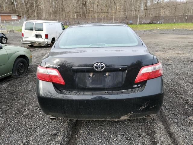 4T1BK46K07U544130 - 2007 TOYOTA CAMRY LE BLACK photo 6