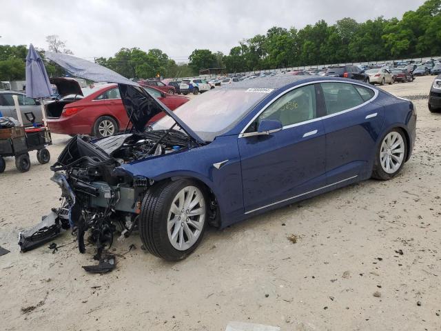 5YJSA1E29HF231966 - 2017 TESLA MODEL S BLUE photo 1