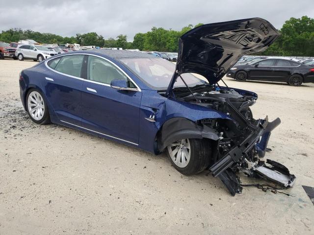 5YJSA1E29HF231966 - 2017 TESLA MODEL S 蓝色 照片 4