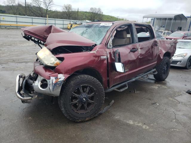 5TBDV541X8S499507 - 2008 TOYOTA TUNDRA CREWMAX BURGUNDY photo 1