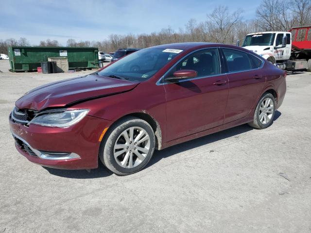 1C3CCCAB2FN714041 - 2015 CHRYSLER 200 LIMITED BURGUNDY photo 1