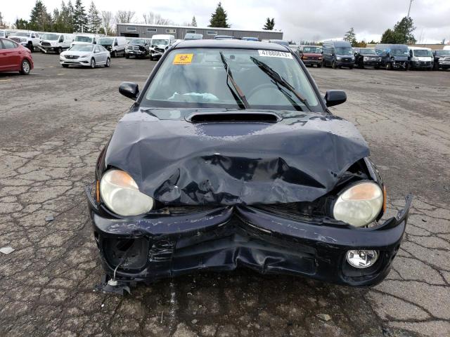 1F1GD29692G523989 - 2002 SUBARU IMPREZA WR BLACK photo 5