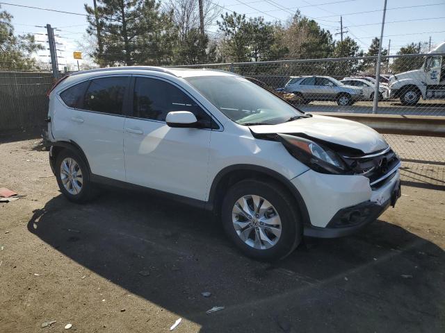 5J6RM4H74EL116578 - 2014 HONDA CR-V EXL WHITE photo 4