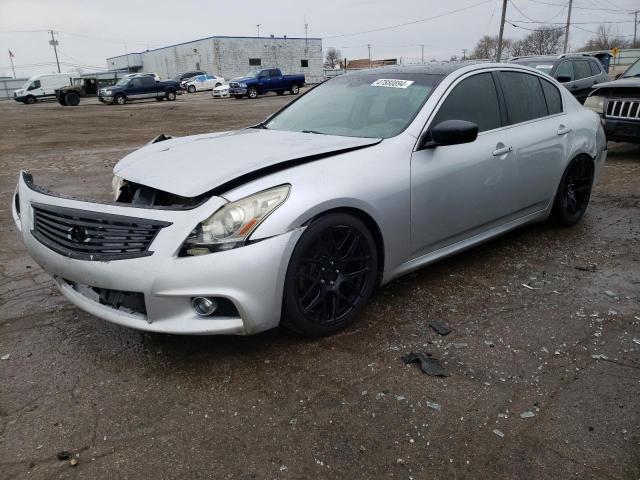 JN1CV6AR3AM458790 - 2010 INFINITI G37 SILVER photo 1