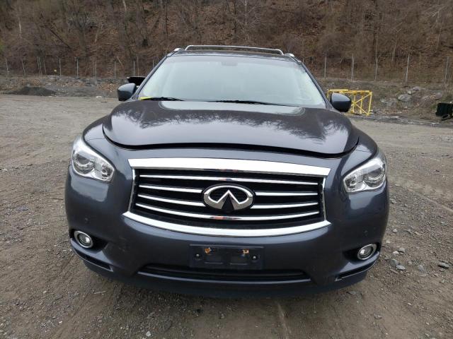 5N1CL0MM2EC530800 - 2014 INFINITI QX60 HYBRID GRAY photo 5