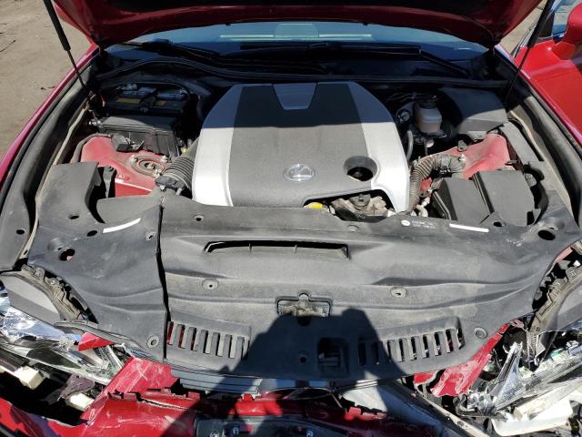 JTHCE1BL9E5026469 - 2014 LEXUS GS 350 RED photo 11