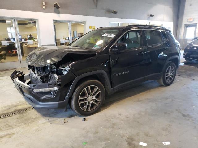 3C4NJCBB1JT487460 - 2018 JEEP COMPASS LATITUDE BLACK photo 1