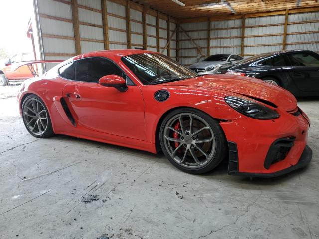 WP0AC2A89PS275280 - 2023 PORSCHE CAYMAN GT4 RED photo 4