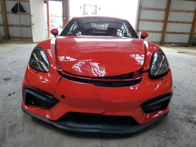 WP0AC2A89PS275280 - 2023 PORSCHE CAYMAN GT4 RED photo 5