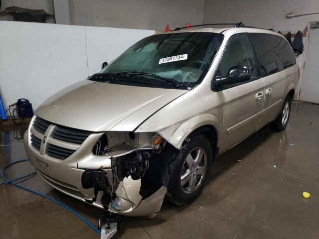 2D4GP44L55R432704 - 2005 DODGE GRAND CARA SXT BEIGE photo 1