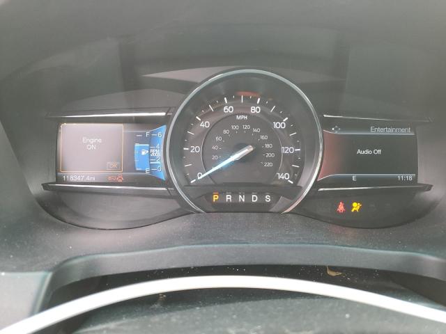 1FM5K8F88GGB41553 - 2016 FORD EXPLORER LIMITED RED photo 9