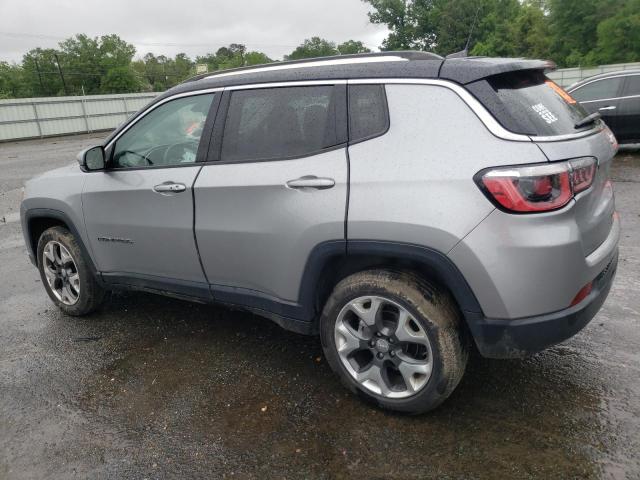 3C4NJDCB2JT143964 - 2018 JEEP COMPASS LIMITED SILVER photo 2