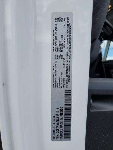 3C6TRVAG5LE131911 - 2020 RAM PROMASTER 1500 STANDARD WHITE photo 13