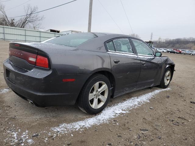 2C3CDXBGXEH314735 - 2014 DODGE CHARGER SE GRAY photo 3