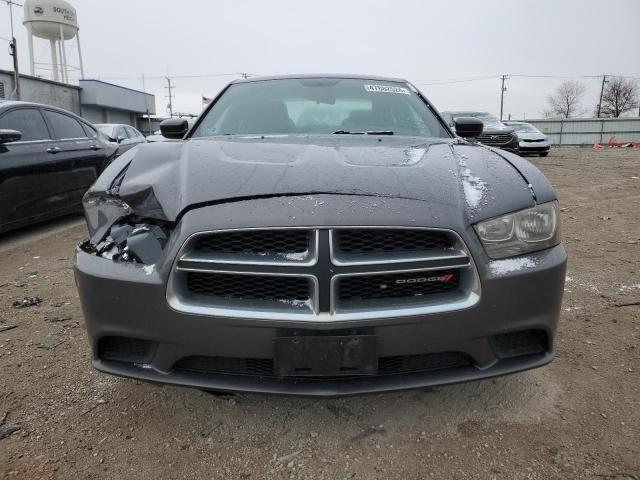 2C3CDXBGXEH314735 - 2014 DODGE CHARGER SE GRAY photo 5